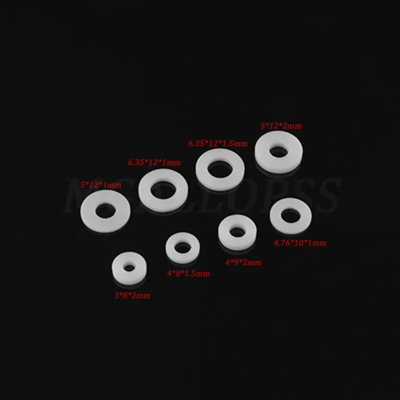 10pcs Remote Control Boat High Toughness  Plastic Spacer Gasket Sleeve 3/3.18/4/4.76/5/6.35mm Spacer Gasket for RC Boat Cars