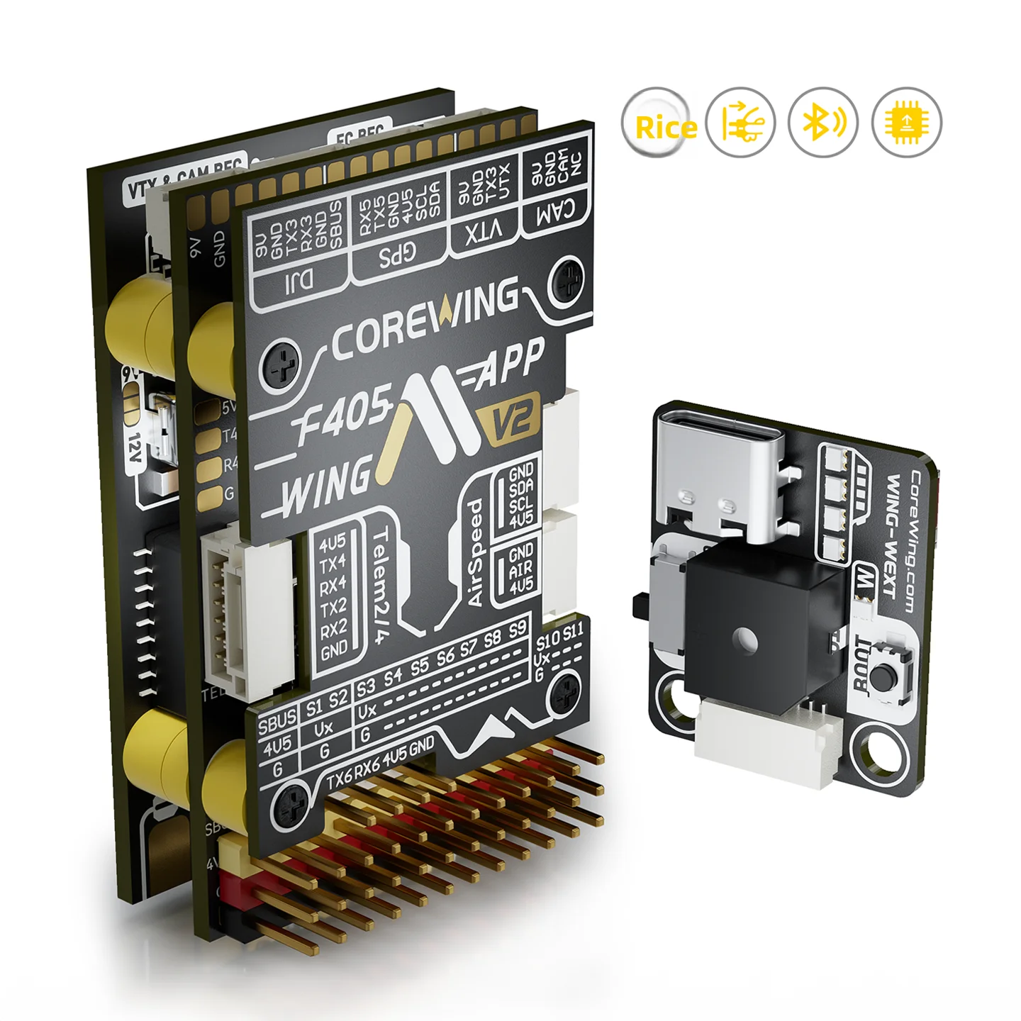 CSKY SpeedyBee F405 WING MINI Fixed Wing Flight Controller 2-6S LiPo for RC Fixed Wing Model Ai-rplane Dr-one