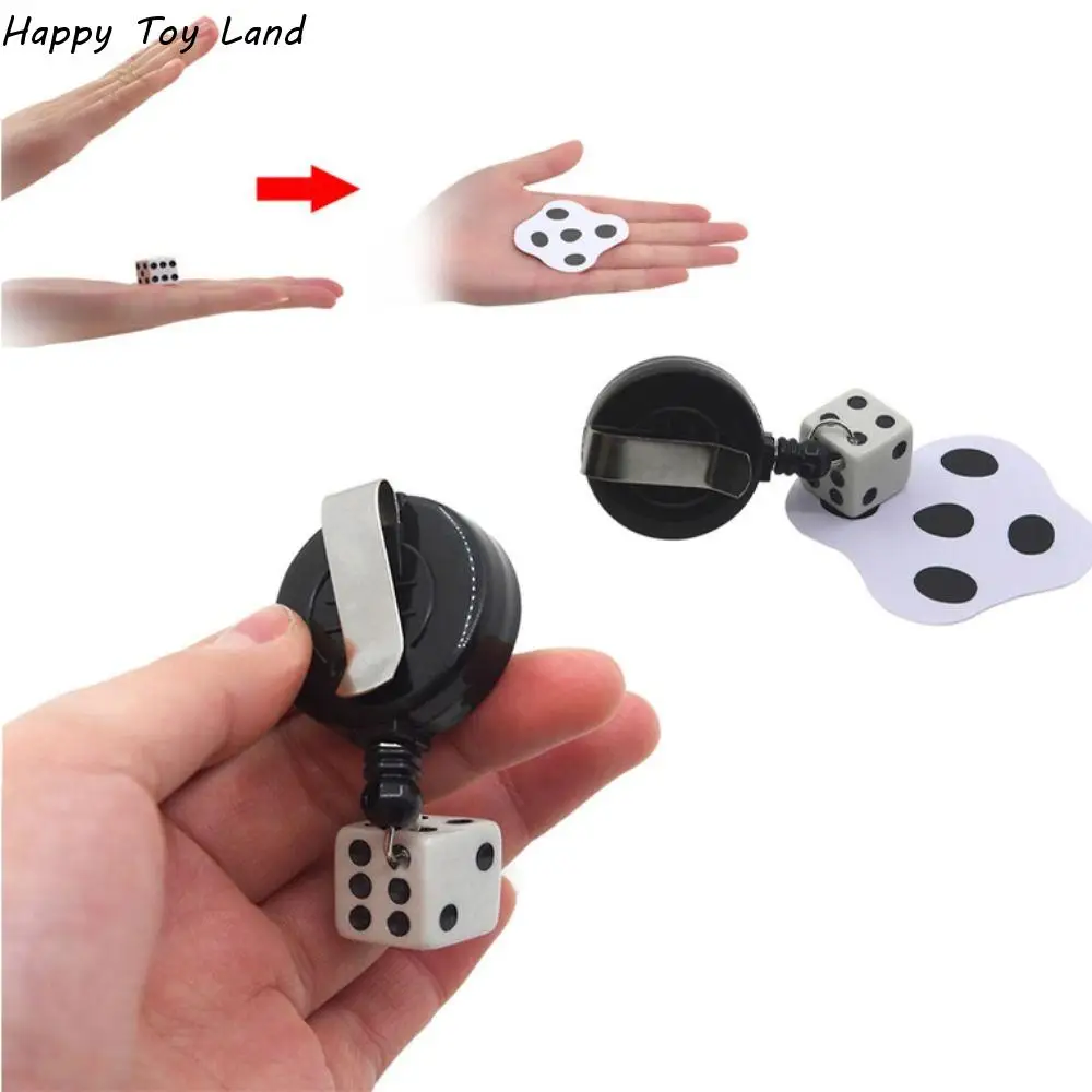 

Funny Magic Tricks Hitting Flat Dice Close-up Magic Props Easy To Do for Beginner Magicians Magic Props Toys Party Toys Gift