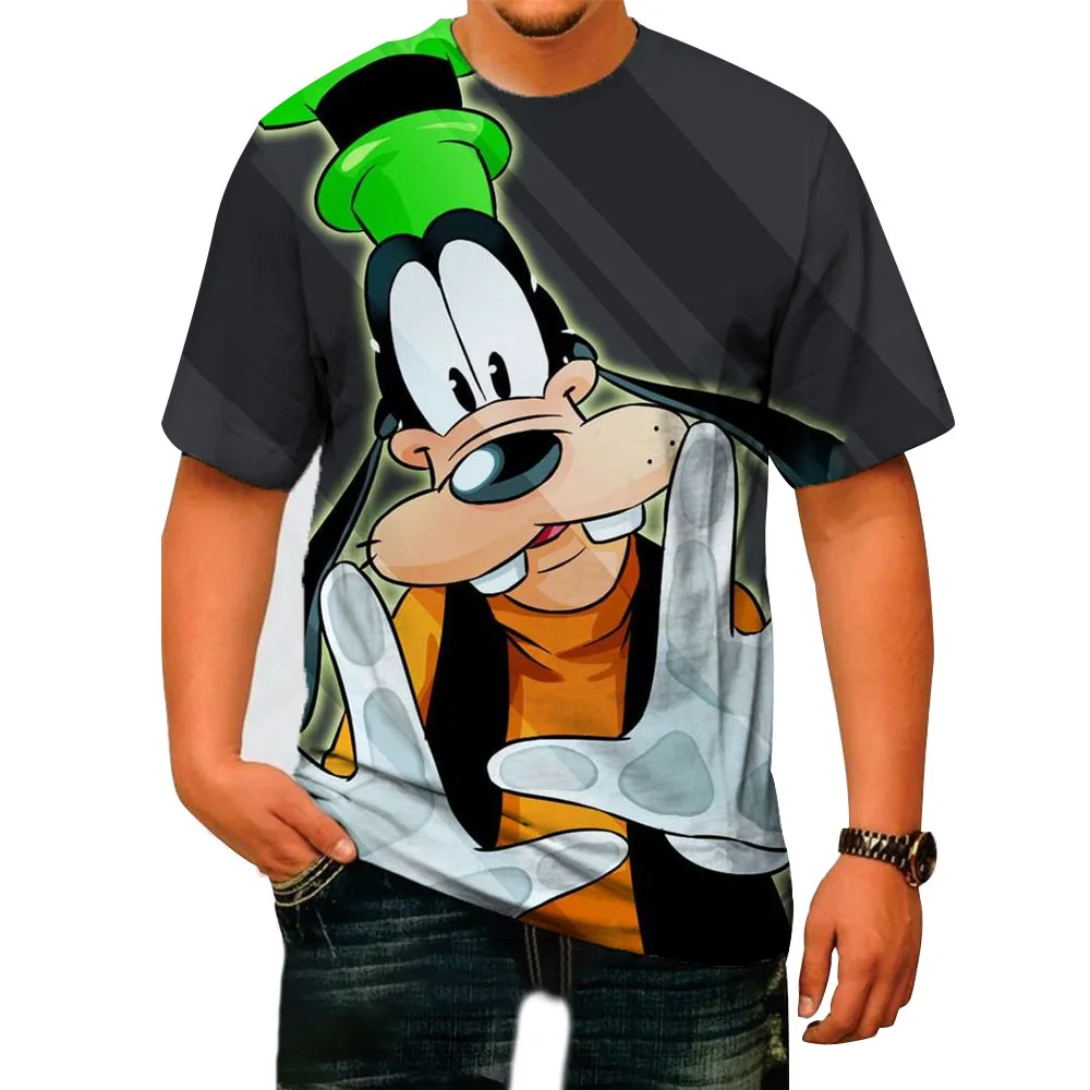 

Men Women Disney Goofy Print T Shirts Men Kids Fashion For Male T-Shirts Crew Neck Disney Tee Shirt Short Sleeve Tops Plus Size