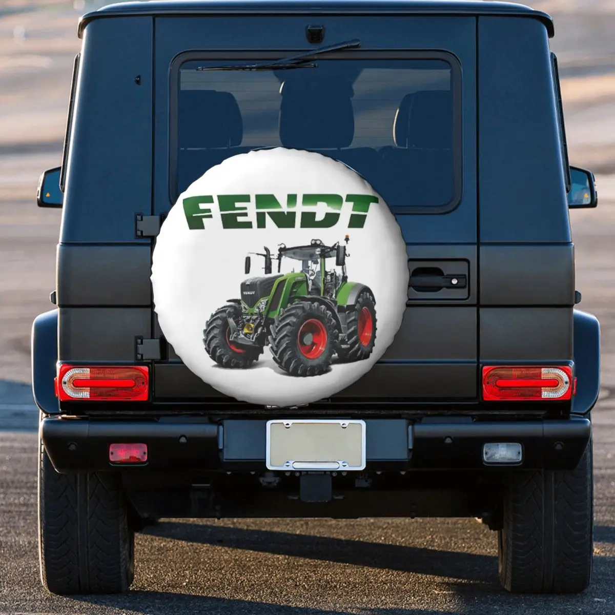 Custom Fendt Tractor Spare Tire Cover for Jeep SUV RV 4WD Mitsubishi 4x4 Wheel Protector Covers 14