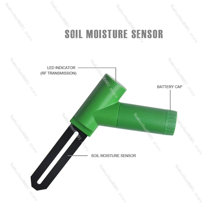 

Wireless Soil Moisture Tester Hygrometer Time with Display Greenhouse Garden Plant Moisture Monitor Sensor 433Mhz