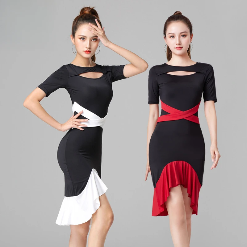 ชุดเต้นลาตินสำหรับผู้หญิงระดับไฮเอนด์รุ่นใหม่ล่าสุด สำหรับการแสดงชาช่า ชุดเต้นลาตินสำหรับมืออาชีพ