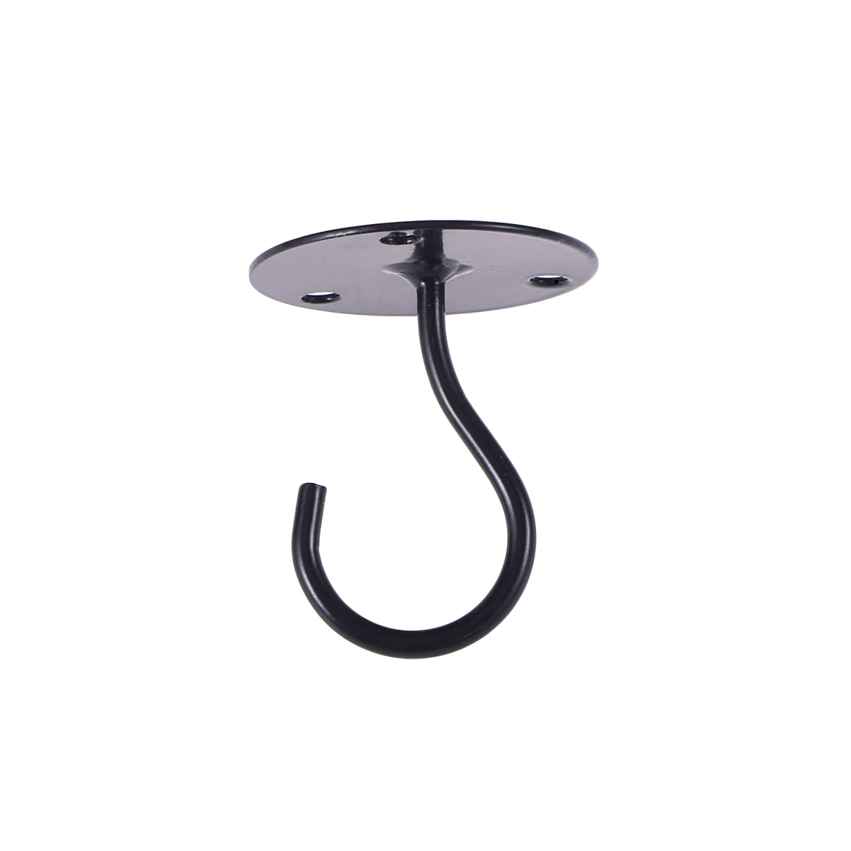 

Mounted Ceiling Hooks Black Overhead Hanging Equipment Decorative Wall Mount For Outdoor Use School