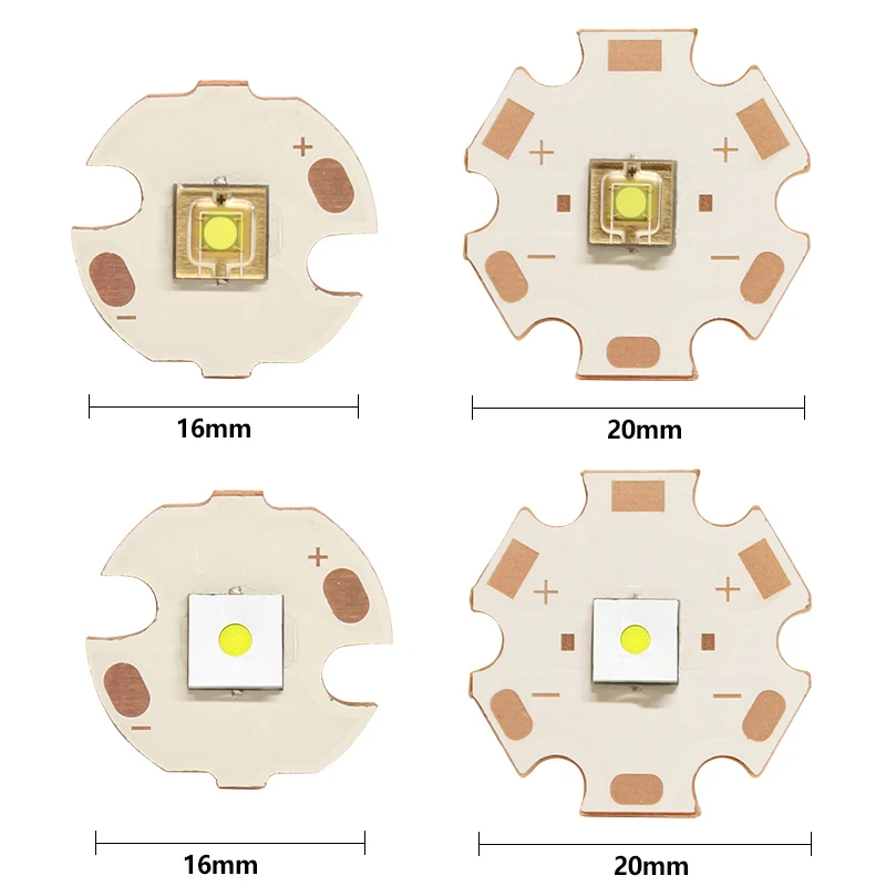 High Power LED Chip 20W Plane Circle Laser Bead XLM 5050 SMD Cold White For Outdoor Flashlight Torch Accessory Bulb