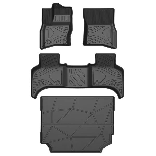 

Perfectly Fitted Full Surround TPE Car Mats 4 Pieces Anti Slip Car Floor Mat Detachable Cushion for L-and Rover Defender