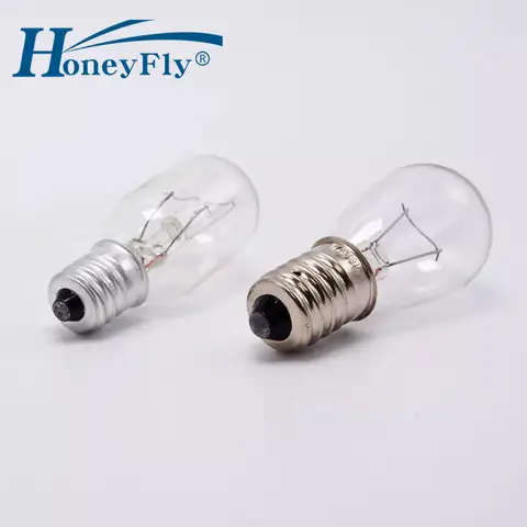 HoneyFly 해양 램프 전구, 기계 공구 계기 표시등, E12, E14, 24V, 30V, 110V, 220V, 5W, 6W, 10W, 8W, 15W, 25W, 5 개