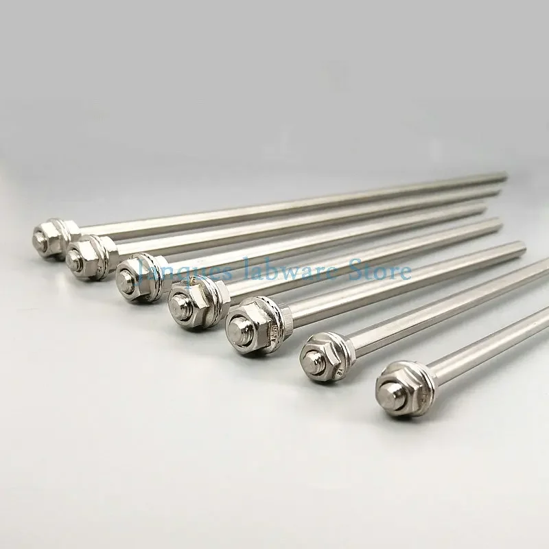 1pc Lab 304 Stainless Steel Stirring Dispersing Rod Agitator shaft Stir Bar Suitable for Dispersion Plates and Stirrer Paddle