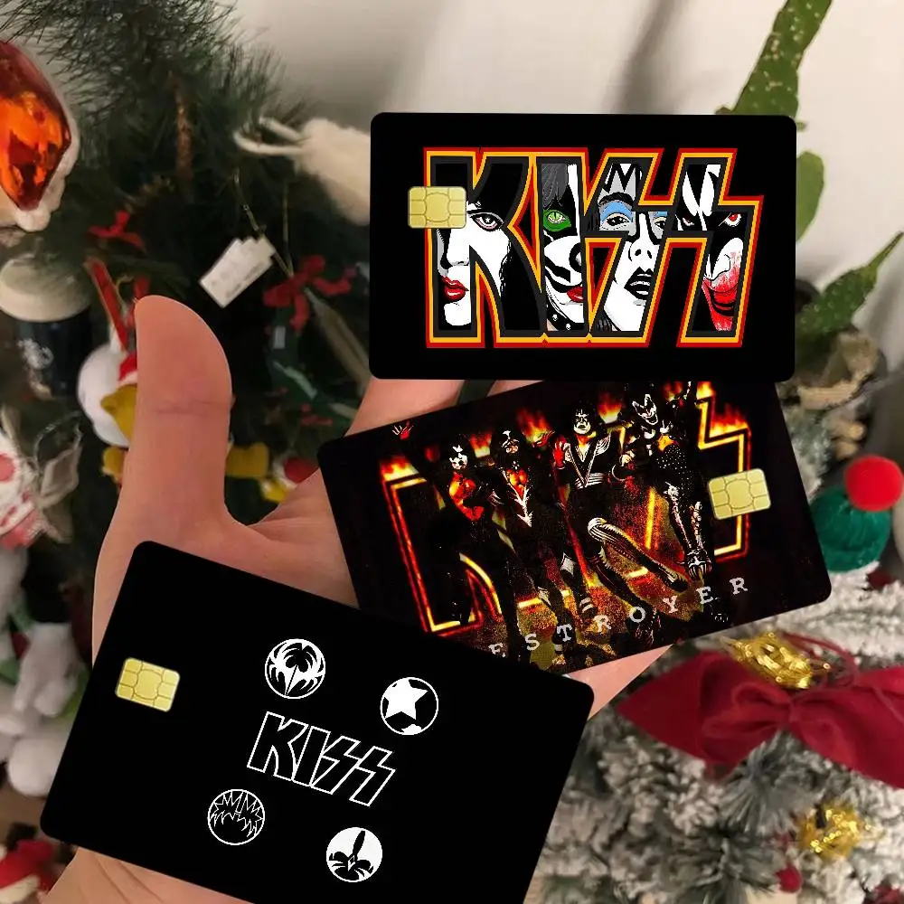 K-KISS Band Anime Young Creidt Card Debit Card Sticker Film Case Front Tape For Small Big Chip No Chip