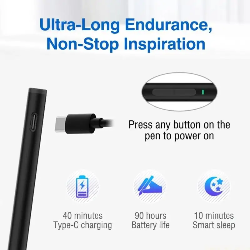 MPP 2.0 Active Digital Pen with Side Control and Visible Light