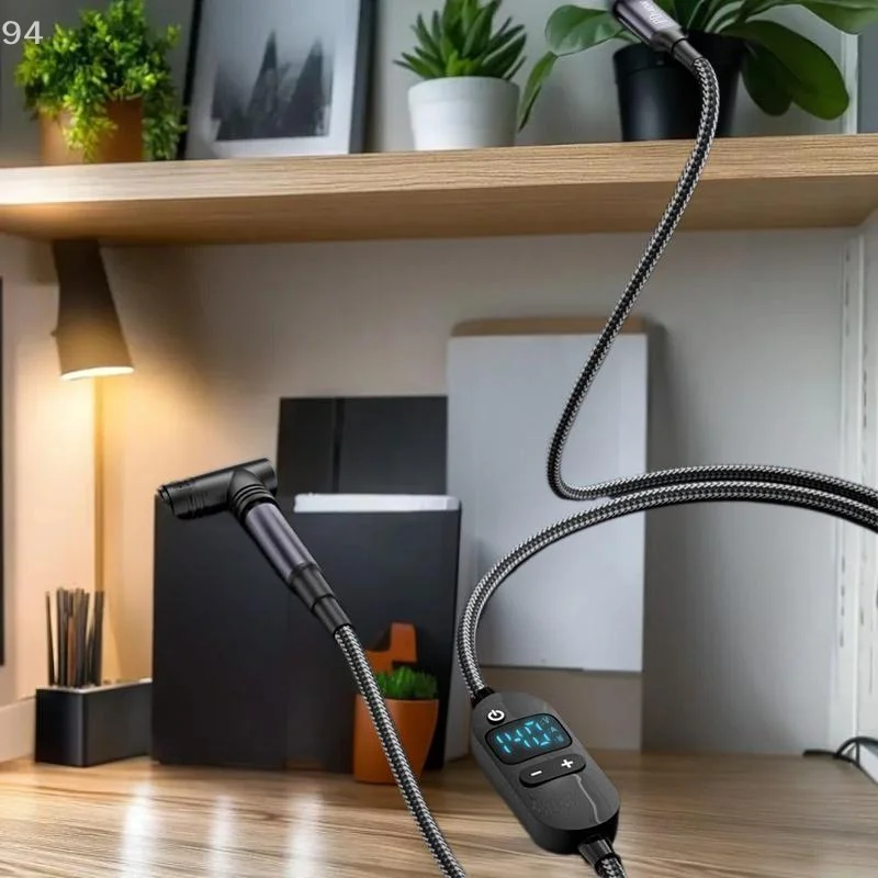 Adjustable Voltage USB C to DC Power Cable for Laptop/Router, 140W Power Delivery 5V/9V/12V/15V/20V/28V