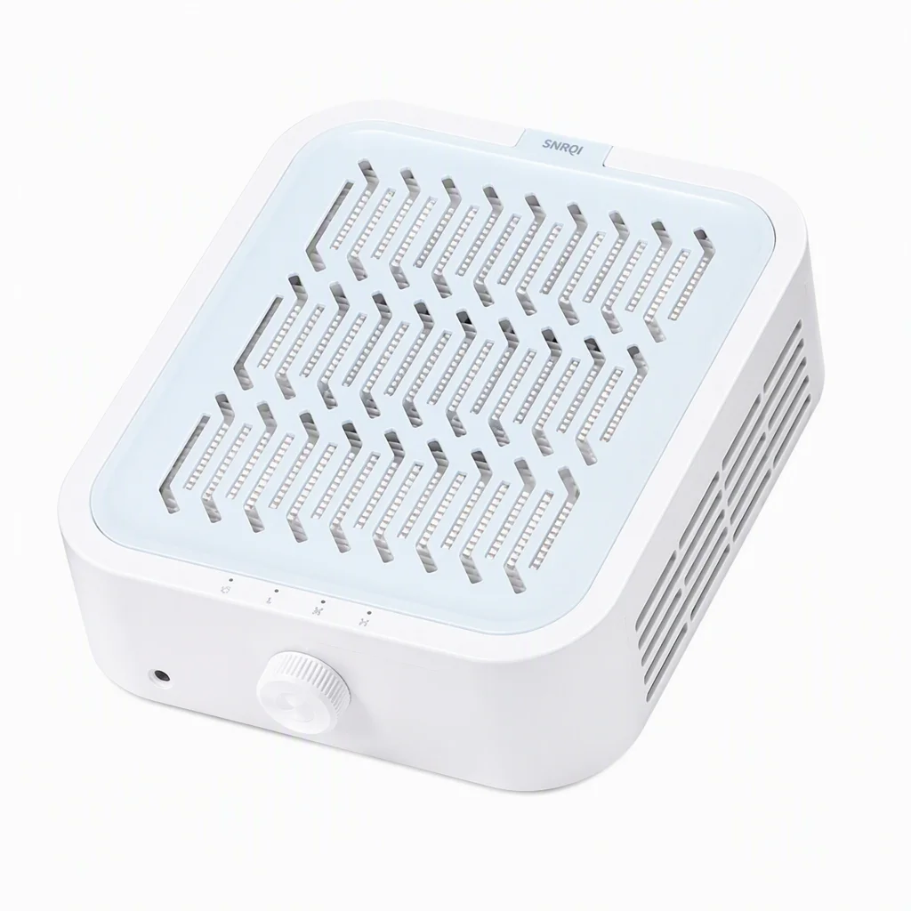 120 W bürstenloser Turbinen-Nagelstaubsammler – professioneller Staubsauger mit wiederverwendbarem Filter für Salons, Anfänger und Zuhause