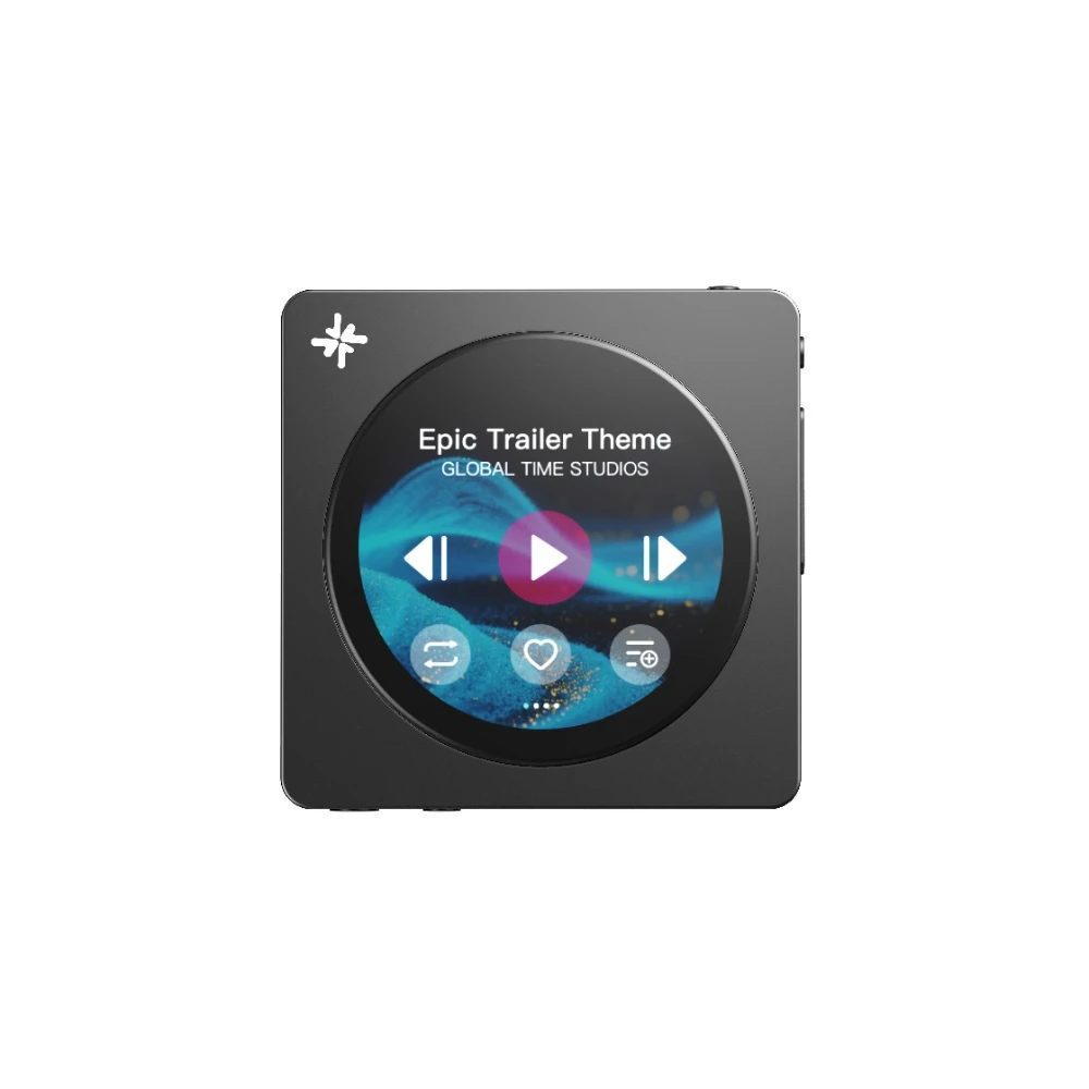 Reproductor de Audio Portátil de Alta Resolución FIIO DISC con Pantalla Táctil Redonda, DAC Dual, Bluetooth 5.4, LDAC, Salidas de 3.5mm + 4.4mm, Compatible con WiFi