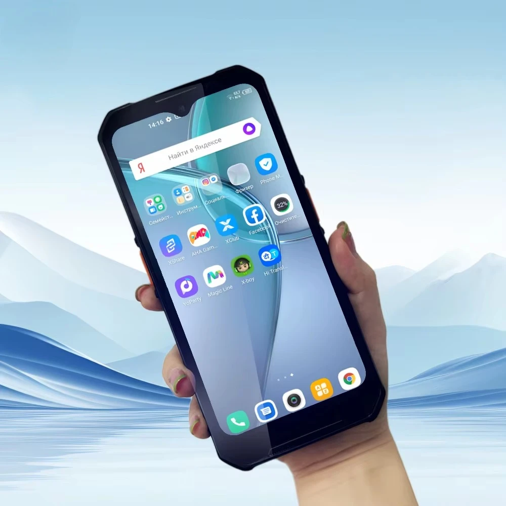 

OEM 6,26 "прочный Android Pda 1D/2D IP67 сканер штрих-кода 64 ГБ памяти 5 + 13 МП 5000 мАч промышленный портативный планшетный ПК