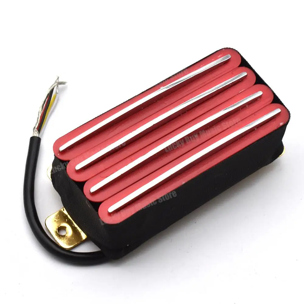 Hot Rail 2-Dual Blade جيتار كهربائي عالي الإخراج نوع المسار أربعة لفائف هامبوكر لاقط 5 ألوان #4