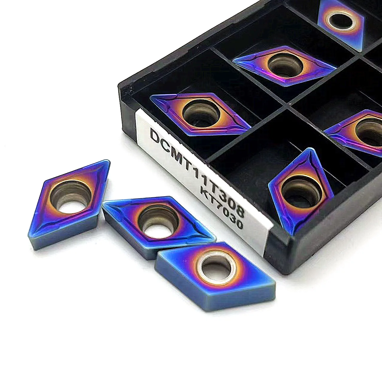 Nano blue DCMT11T304 DCMT11T308 Carbide Insert Internal turning tool CNC Cutting Tool DCMT 11T308 lathe tools turning insert