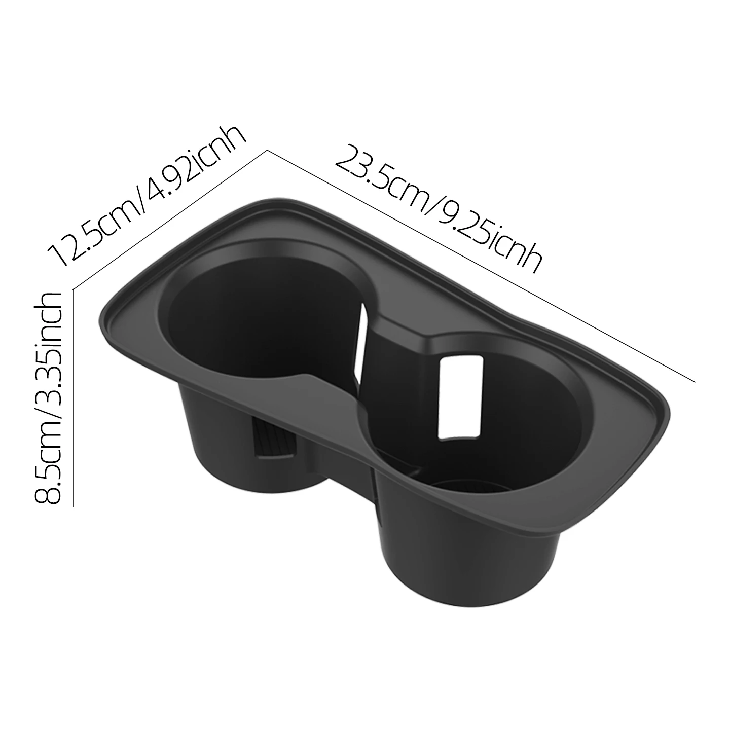 Para 2022-2025 honda civic fl5 silicone adesivo copo capa centro de controle anti deslizamento e à prova de vazamento copo esteira interior automotivo