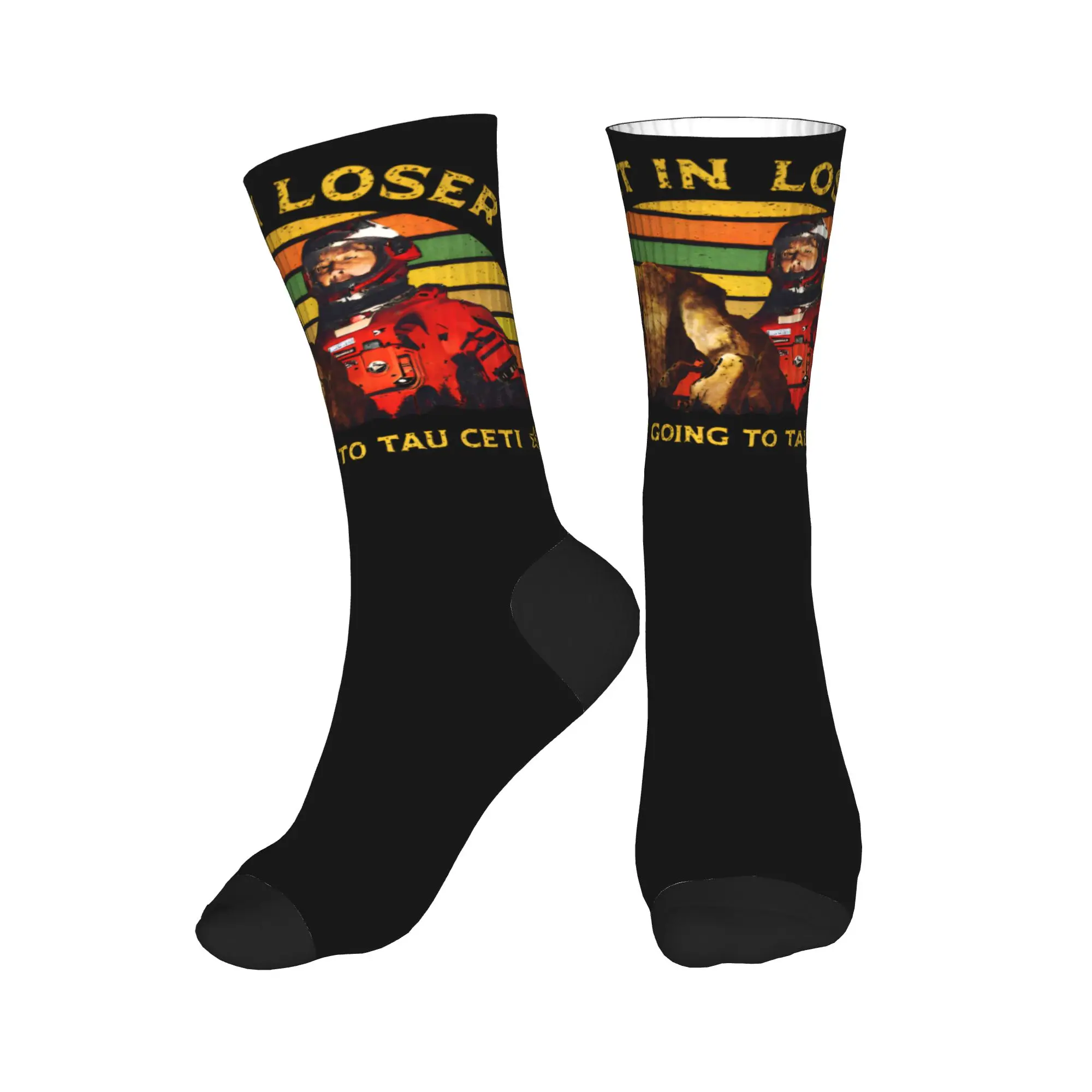 Men Socks Get In Loser We're Going to Tau Ceti Grace Rocky Project Hail Mary Stockings Non Slip Socks Autumn Running Sport Socks