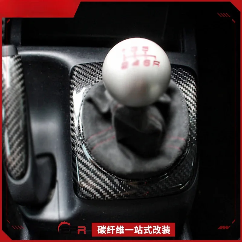 

Для Honda Civic FD2 кольцо переключения передач из углеродного волокна, внутренняя крышка, модификация отделки