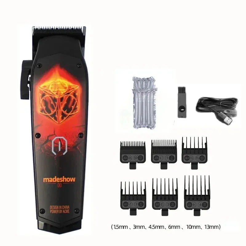 MadeShow M10M11 Professional Hair Clipper + Trimmer Set 0.1mmHair