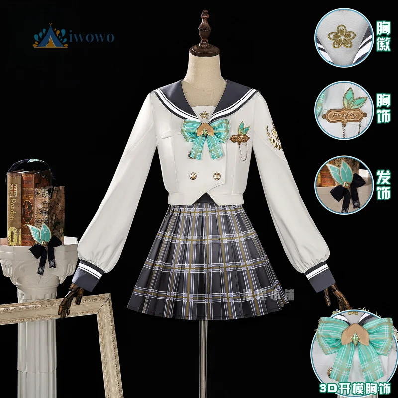 

New Game Firefly Spring Gift Cosplay Costume Honkai：Star Rail Wig JK Uniform Halloween Carnival Party Christmas PlayRole Clothes