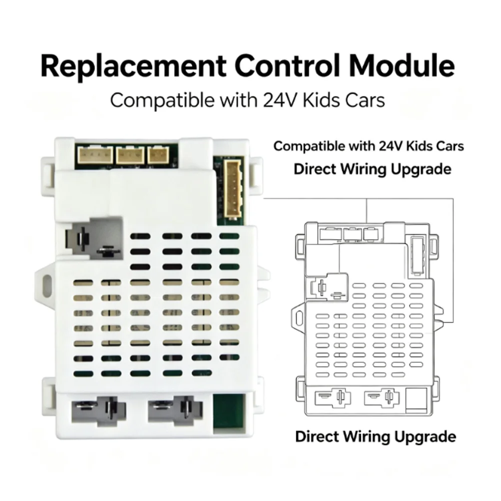 12T-1B Function 2.4GHz Remote and Controller Set for 12V ABS Electric Ride On Vehicle Applications 12T-1B Function