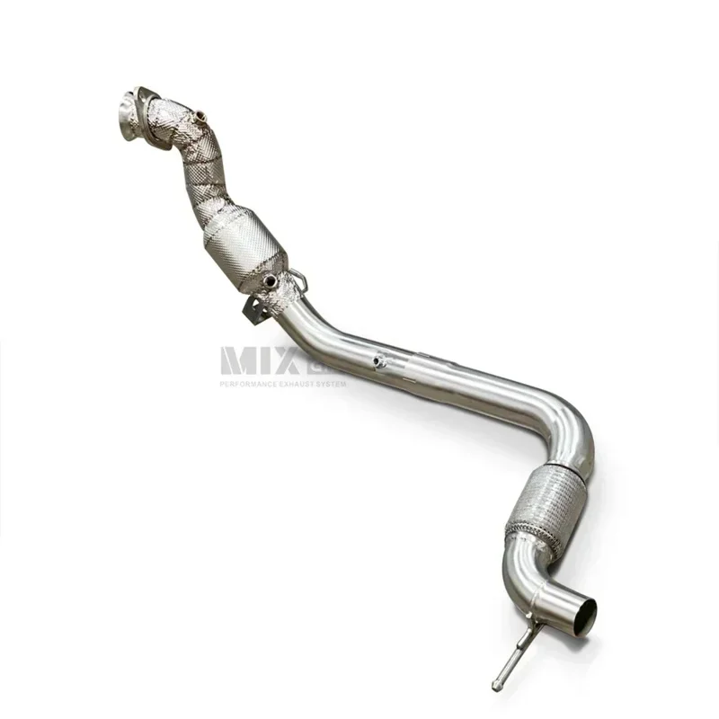 Catless High Exafter Flow Downpipe for Ford Mustang 2.3T, Quality Stainless Steel Car Exhatch Modification System