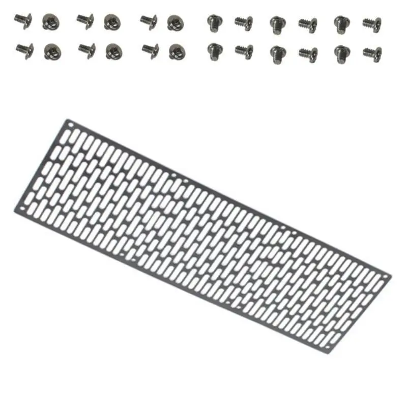 

652F Computer Cooling Radiator Protector Cover Cooling Fan Shield PC Dust Filter for Enhances Heat Dissipation Metal Grill