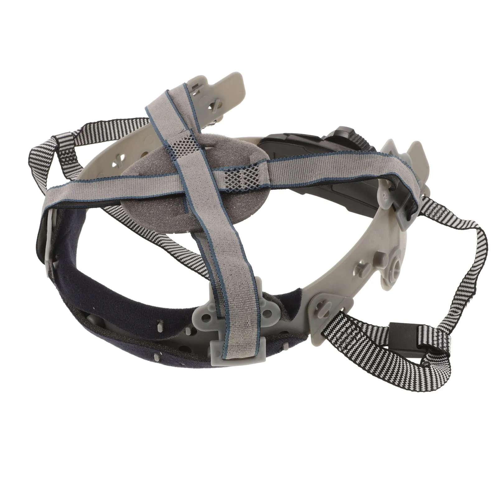 

Hard Hat Liner Replacement Folding Design with Chin Strap and Button Knob for Easy Adjustment Safety Hat Suspension Insert