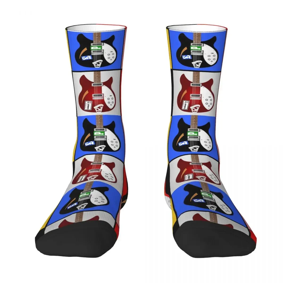 Paul Weller's Rickenbacker 330 Guitar Collection Socks Sweat Absorbing Stockings All Season Long Socks Accessories for Unisex