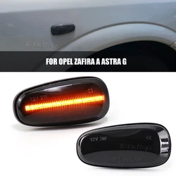 2X LED Dynamic Turn Signal light For Opel Zafira A 1999-2005 Astra G 1998 1999 2000 2001 2002 2003 2004 2005 2006 2007 2008 2009