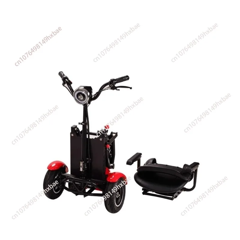 New 4 Wheel Foldable Fat Tire Adult Folding Golf Cart Electric Mobility Scooter Wheelchairs