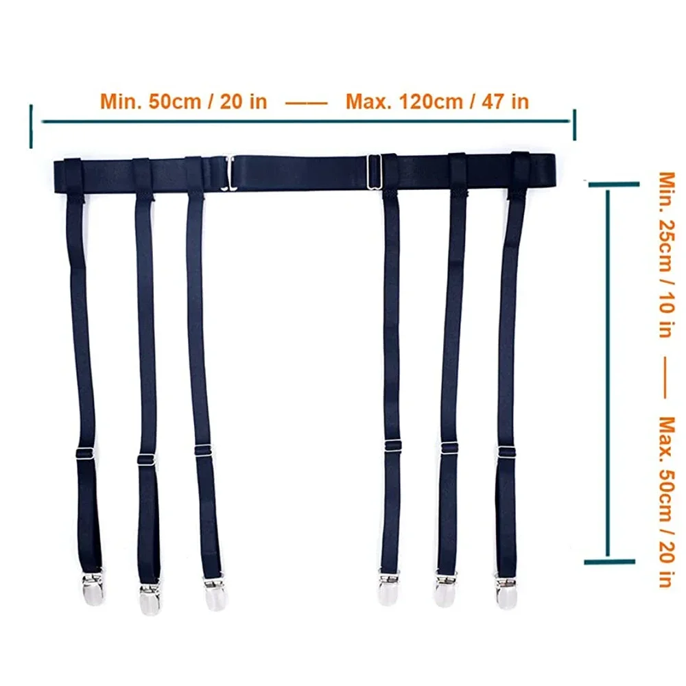 Thigh High Stockings Garter Belt for Women Girls Adjustable Elastic Leg  Sock Suspenders Belt Lingerie Garter Lady Stocking Belt