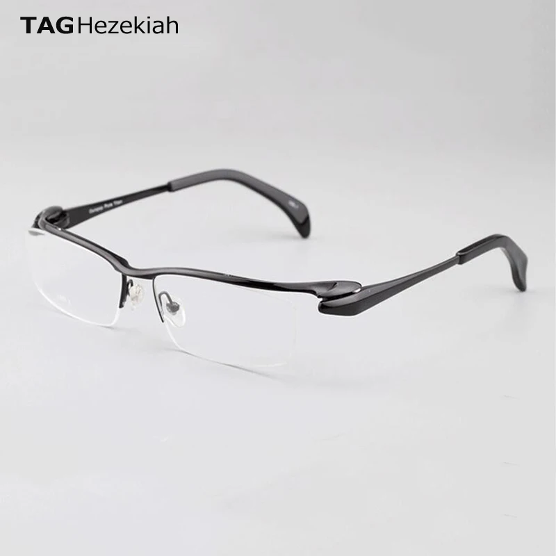 T1153 Pure Titanium Glasses Frame Men Retro brand Vintage Square Prescription Eyeglasses Myopia Optical Frames Eyewear spectacle