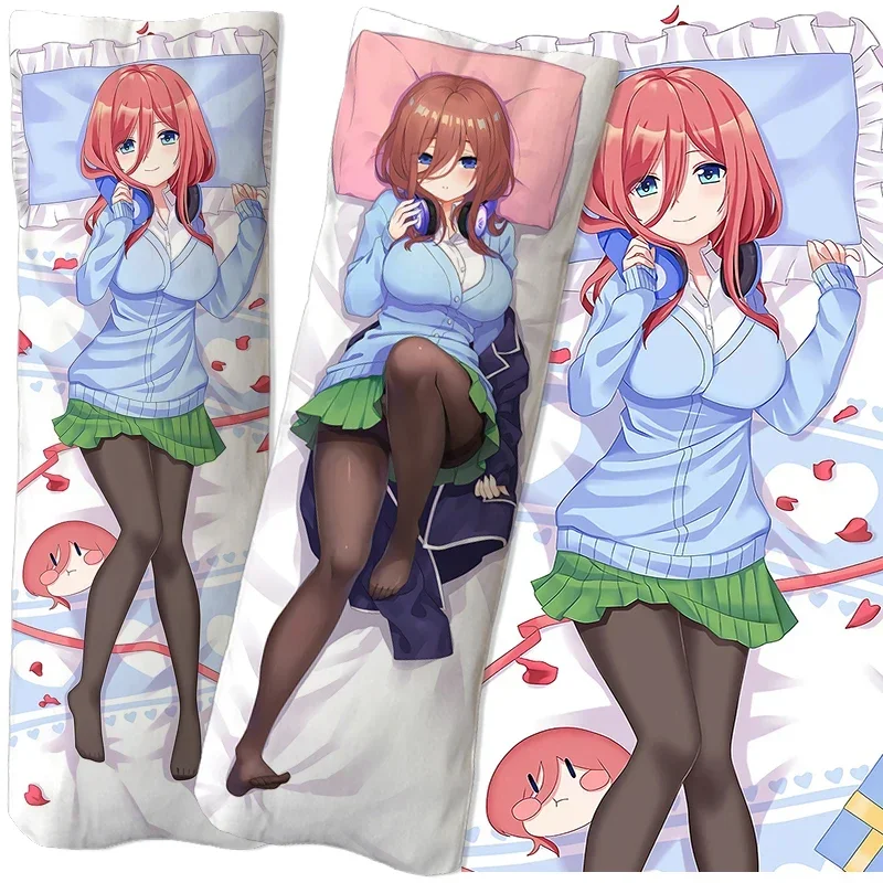 

Anime The Quintessential Quintuplets Dakimakura Pillowcase Cushion Cover Hugging Body Pillow Case Game Otaku Pillow Cover