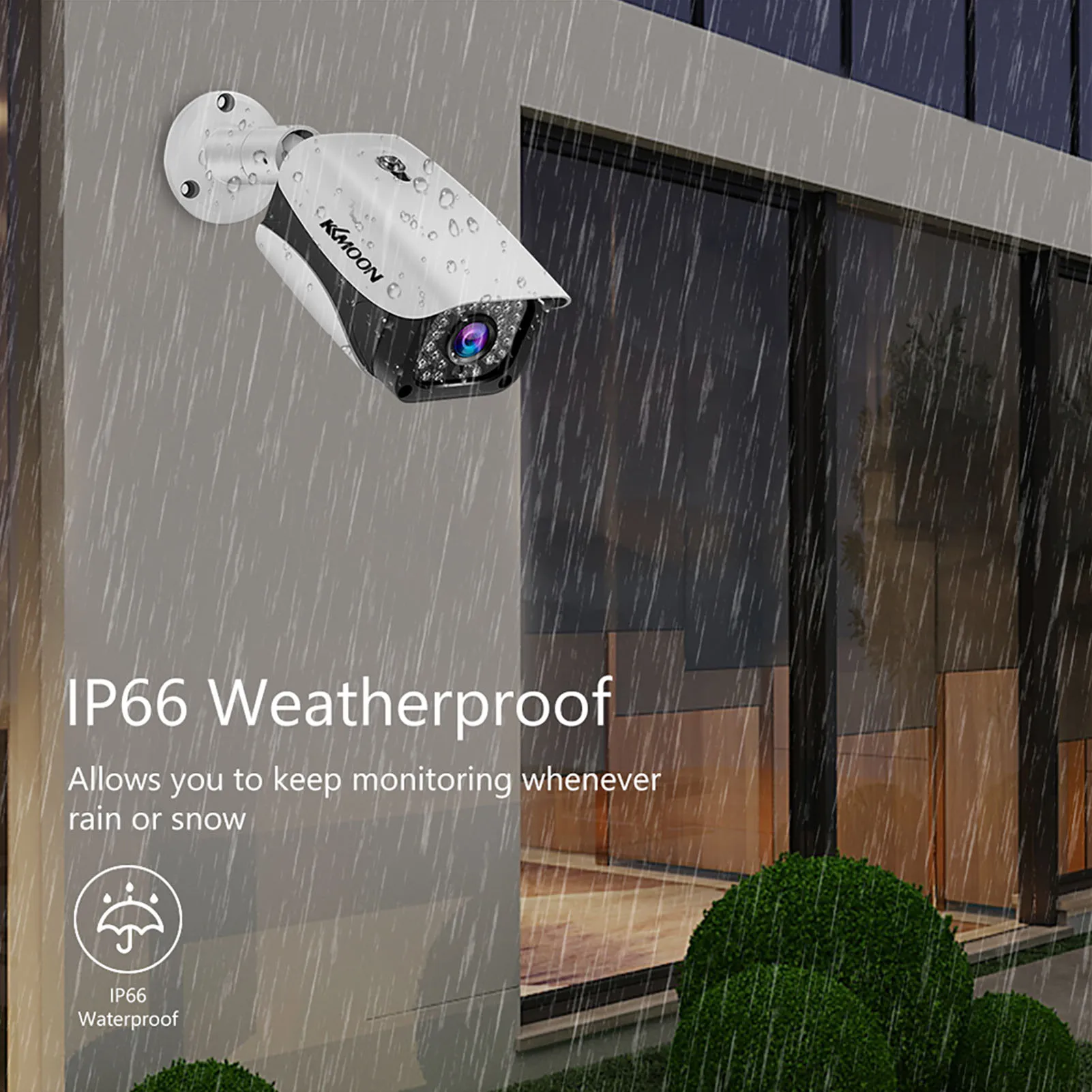 Kamera 2MP 1080P Full High Definition Zewnętrzna/wewnętrzna noktowizor na podczerwień Odporny na warunki atmosferyczne nadzór CCTV z kamerą System NTSC — zdjęcie 7