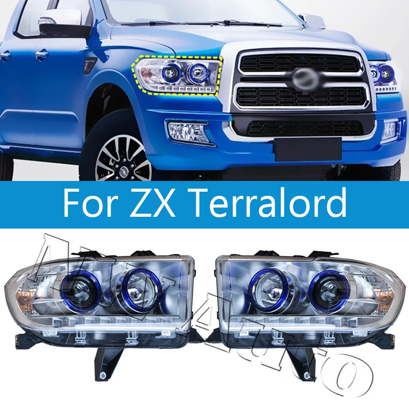 Front Headlight Head Light Headlamp For ZX Terralord Front Bumper Headlight