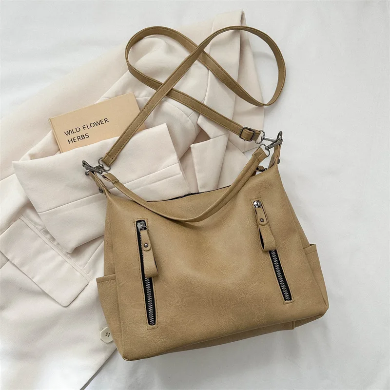 Bolso de viaje americano para mujer, bandolera Simple de gran capacidad, estilo Retro, a la moda, novedad de otoño