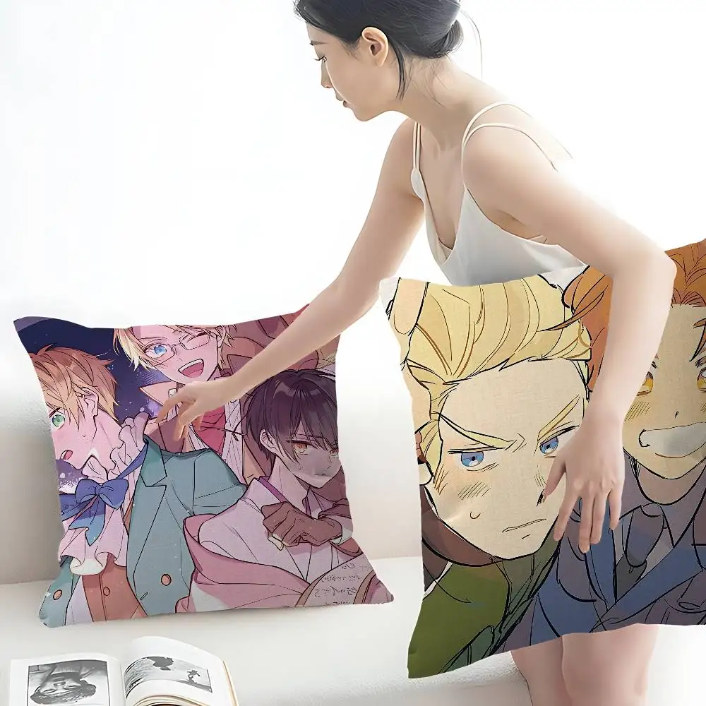 Anime Cartoon Hetalia Axis Powers Cushion Cover Inches Farmhouse Decor Home Throw Pillow Covers for Couch Decorations