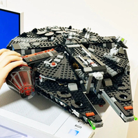 1579pcs pieces of space Millennium War Diablo Millennium Falcon set alien mini character model building blocks