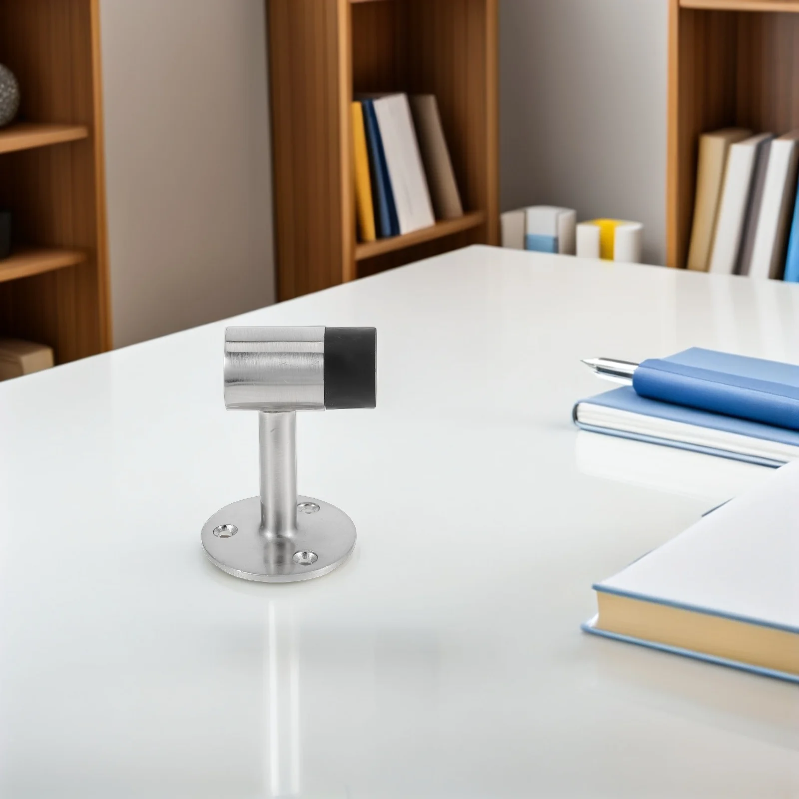 

Zinc Alloy Door Stopper Anti Collision Gear Bumper Heightened Windproof Home Use Door Top Stoppers Protect Walls Prevent Injury