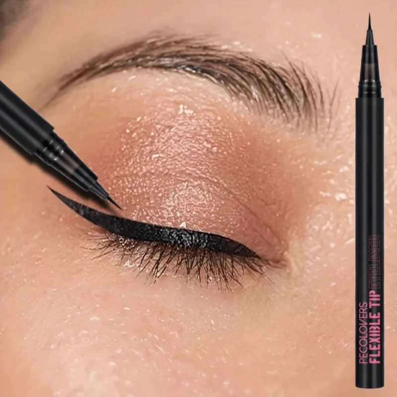 黒アイライナー液体ペンマット滑らかな速乾性防水超薄型アイライナー下まつげペン非汚れ韓国メイク