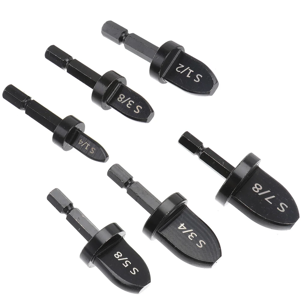 

6PCS Black Swaging Tool Pipe Expander Tools Steel Flaring Plumber Accessories Air Conditioner Copper Tube Expander Drill
