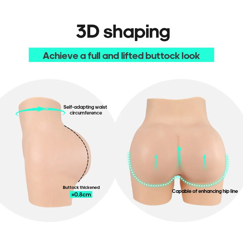 ONEFENG Silicone Realistic Fake Vagina Panties Wearable For Shemale Drag Queen Transgender Sissy Gay Cosplay Hip Enhanced Pants