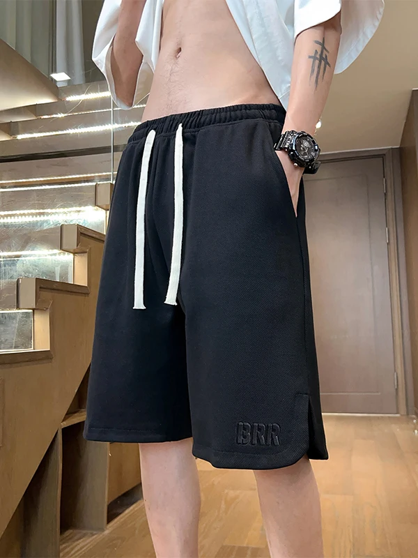 

American High Street Sport orts ex Summer 2025 New Trendy Brand 3D Print Loose Casual Five-Quarter Pants