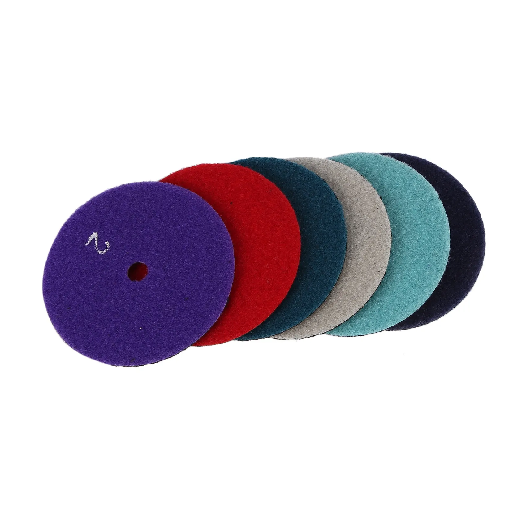 

BAAJ-6 Pcs 100 Mm Dry Polishing Pad 4 Inch Sharp Type Diamond Polishing Pads For Granite Marble Sanding Disc For Stone