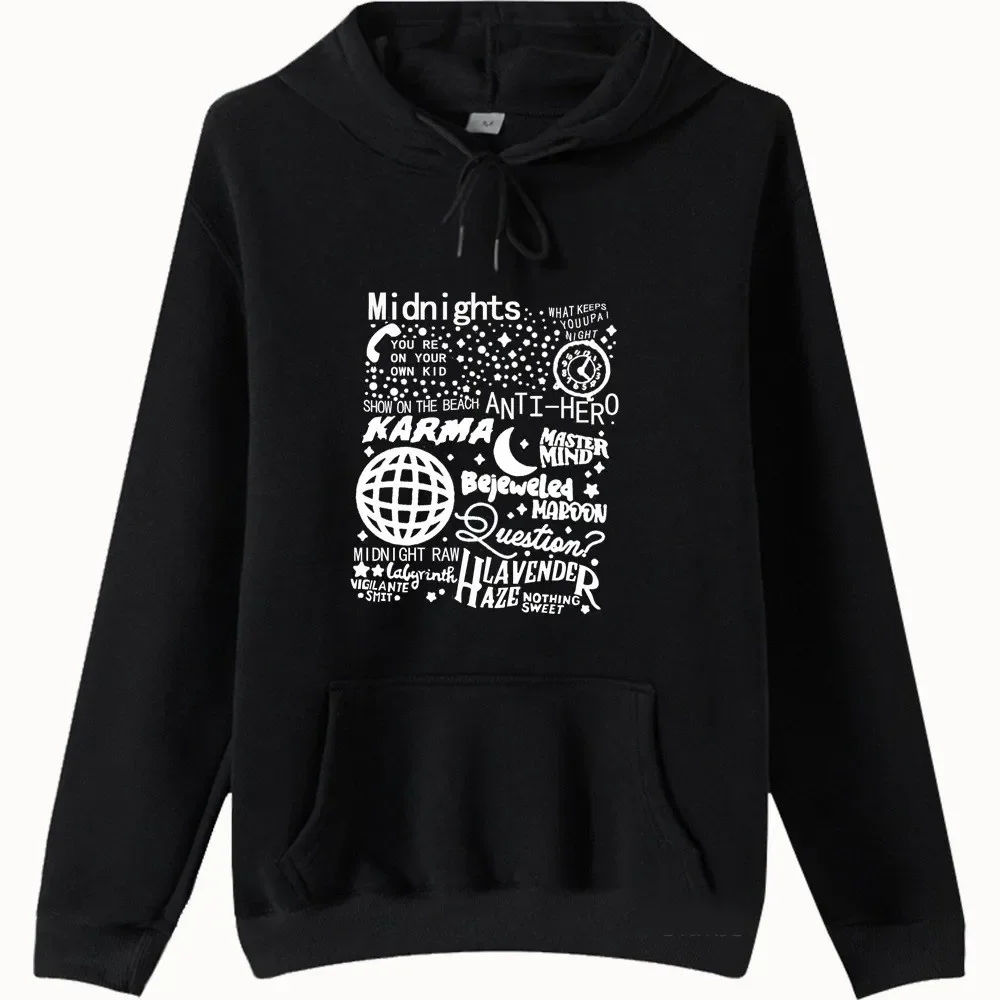 2024 Novità in felpa con cappuccio Taylor Felpe con cappuccio Album musicale Felpa Amanti della musica Regalo Unisex Swift Pullover Top Donna