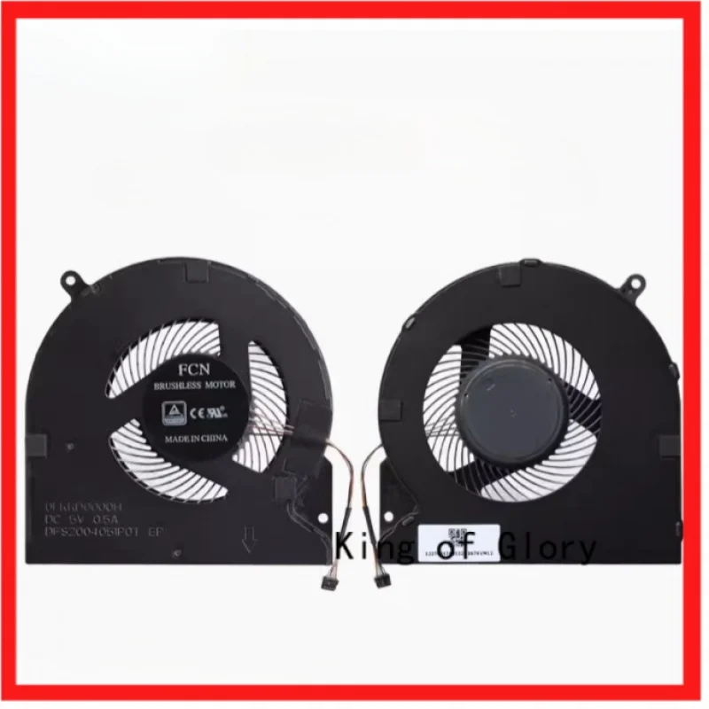 Laptop cpu cooling fan cooler radiator For Razer Blade 15 RZ09-0238 RZ09-02386E91 GTX 1070 0FKRD0000H 0FKRF0000H DC 5V 0.5A