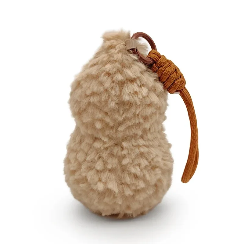 Hot Cute Small Peanut Doll Peanut Plush Toys Stuffed Soft Peanut Plushies Keychain Small Pendant Bag Key Decor Kids Toys Kid Gif