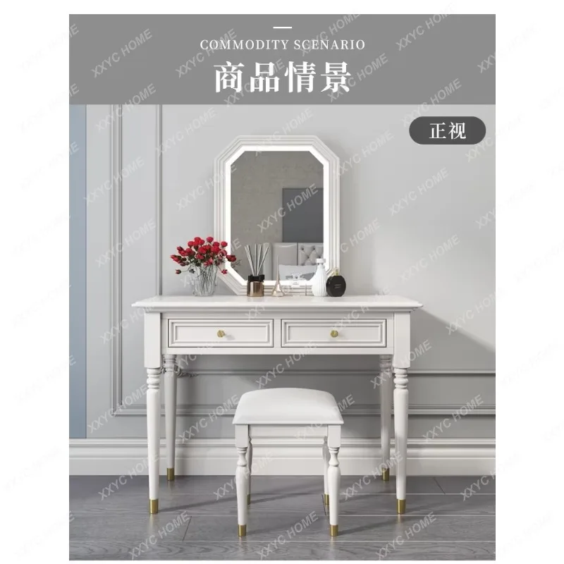 YDZWhite Stool Girl Dresser Eithe Drawers Box Women Luxury Dressing Table Storage Living Room Comoda Pra Quarto